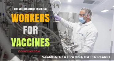 Veterinarians as Essential Workers: Their Role in Vaccine Development