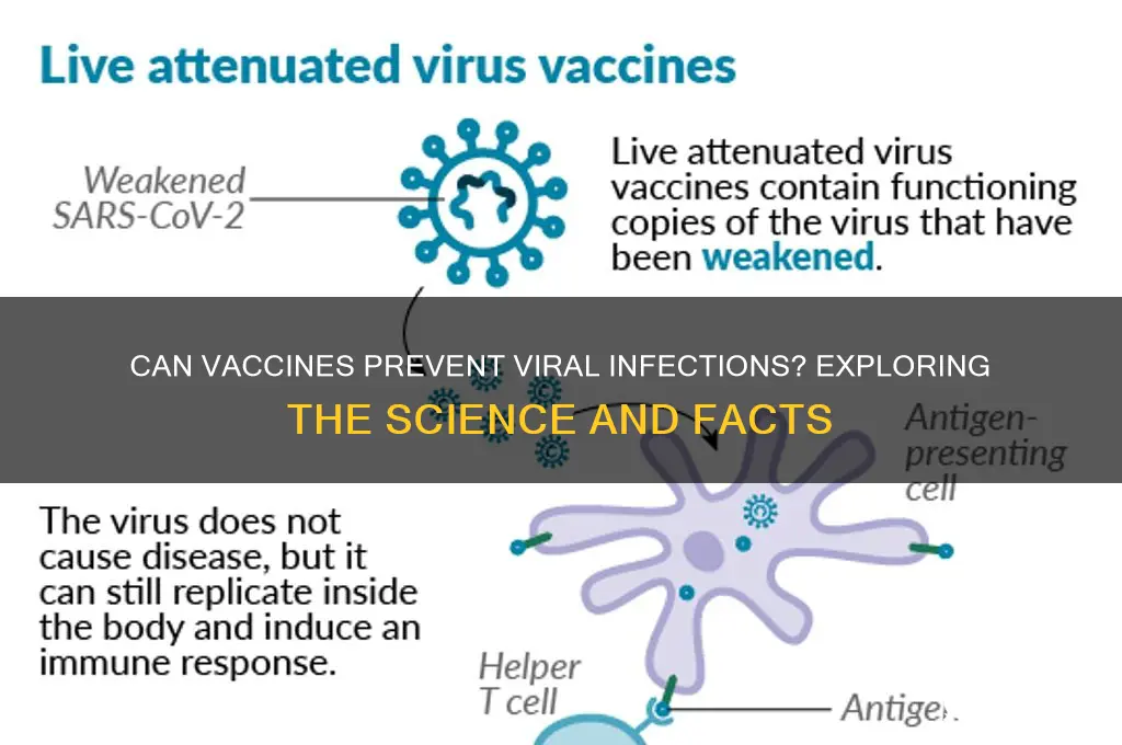 are viral infections prevented by vaccines