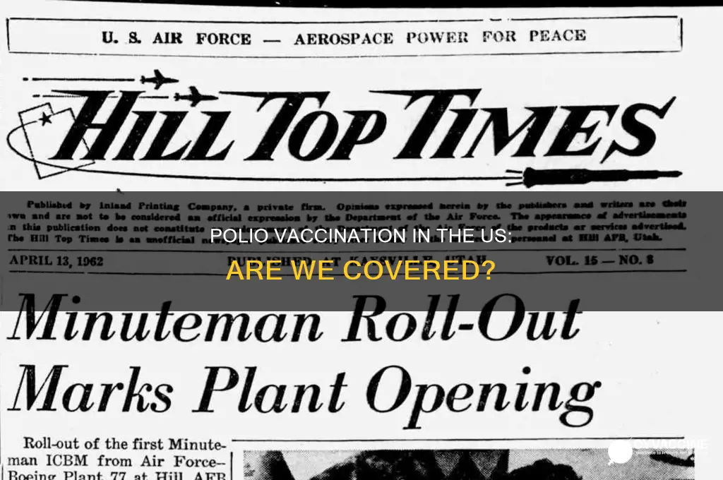 are we vaccinated for polio in the us