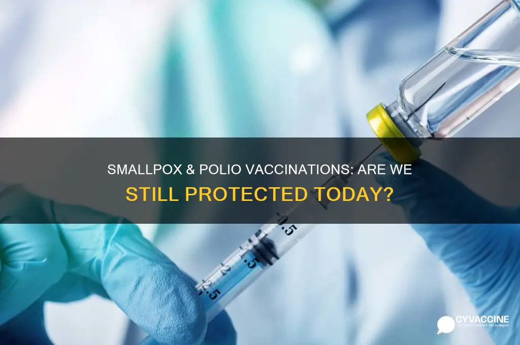 are we vaccinated for smallpox & polio