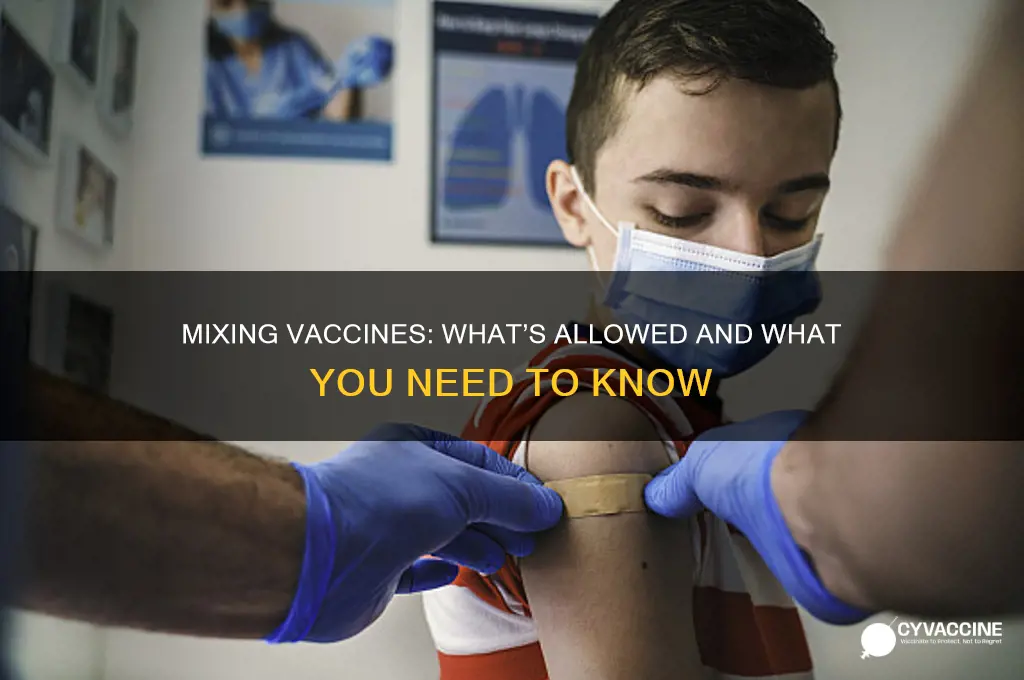 are you allowed to mix vaccines