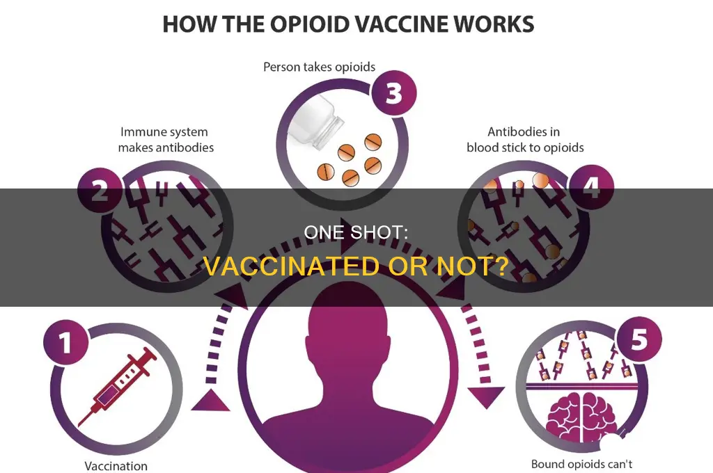 are you considered vaccinated with only one shot