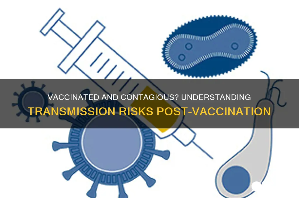 are you contagious after being vaccinated