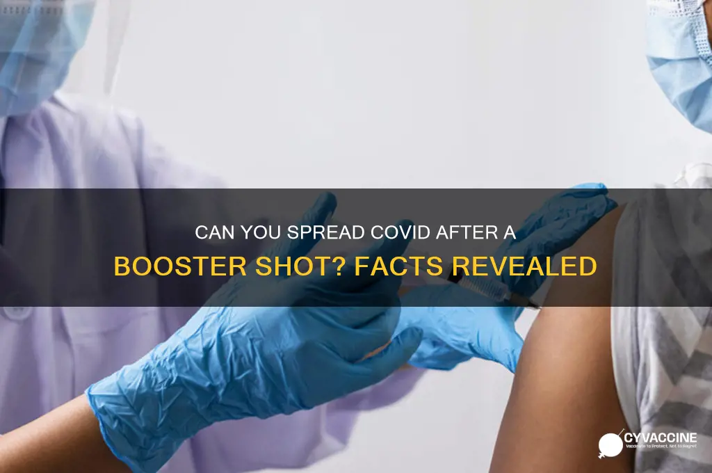 are you contagious after vaccine booster
