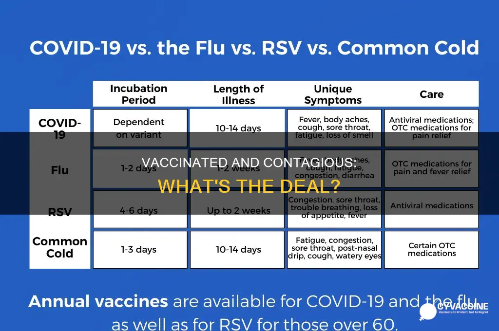 are you contagious if you have the vaccine