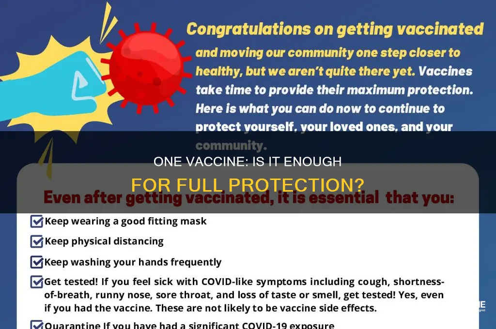 are you protected with one vaccine