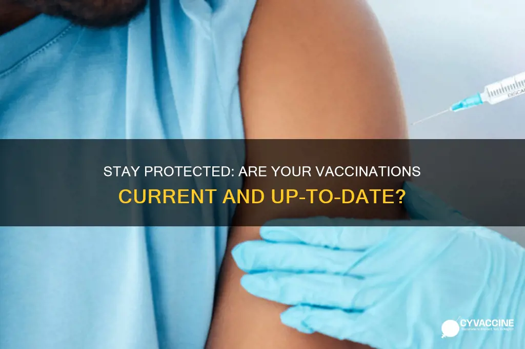 are you up to date vaccine