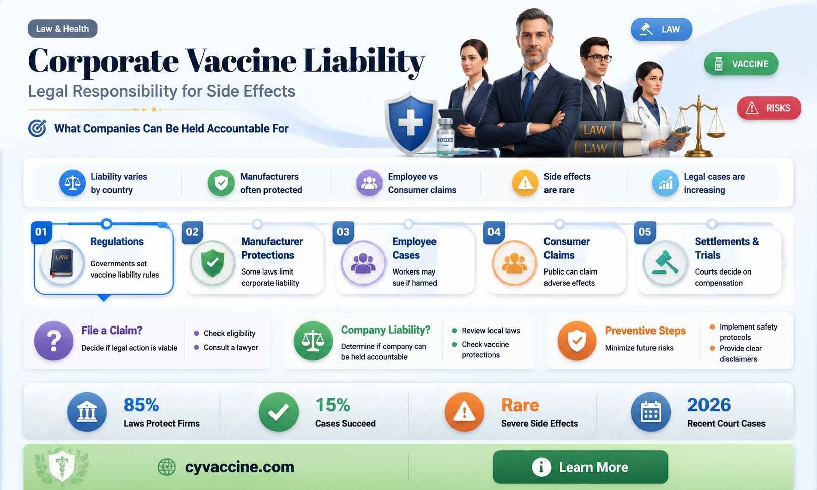 are companies held liable for vaccines