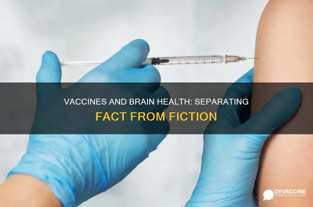 could a vaccine affect your brain