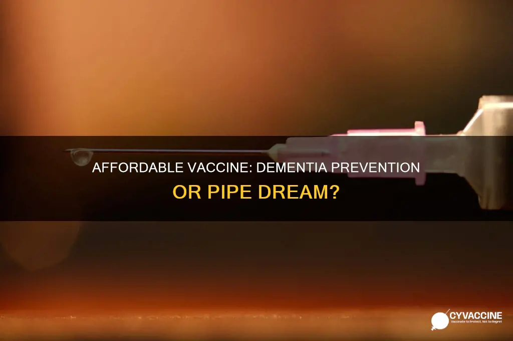could an inexpensive vaccine help stave off dementia