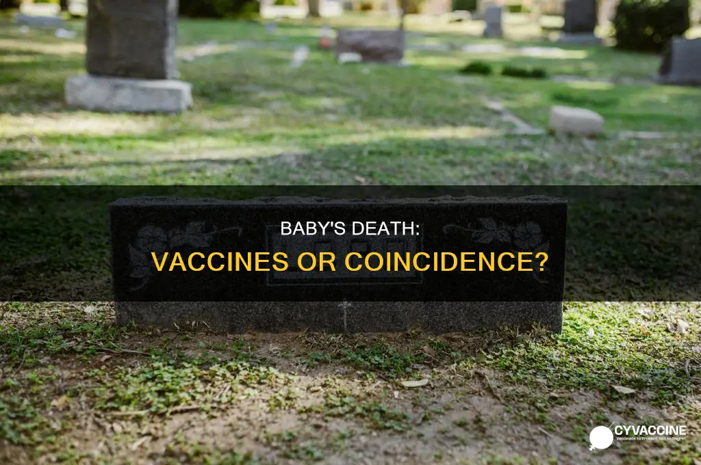 did a two month old dies after 7 vaccines