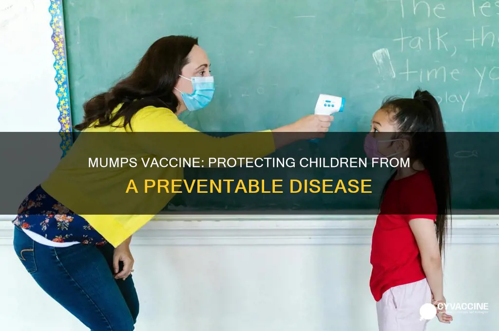 did all kids have to receive mumps vaccine