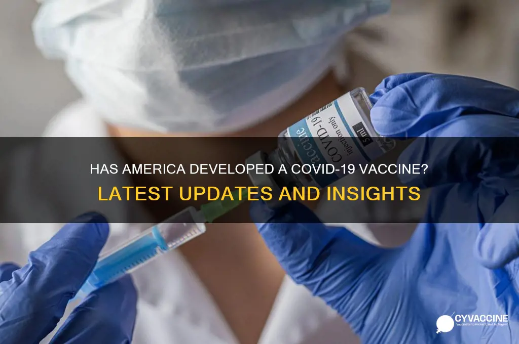 did america found vaccine for corona