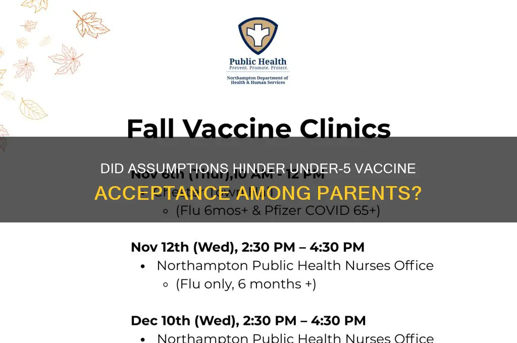 did assumptions dash parents under5 vaccine