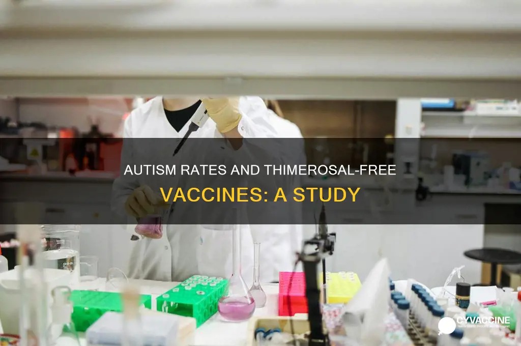 did autism rates decline when therimosal was removed from vaccines