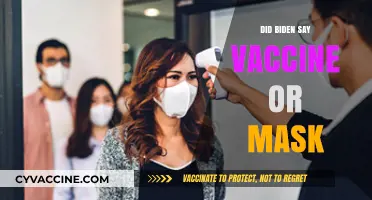 Biden's Statement: Vaccine or Mask? Clarifying the Confusion