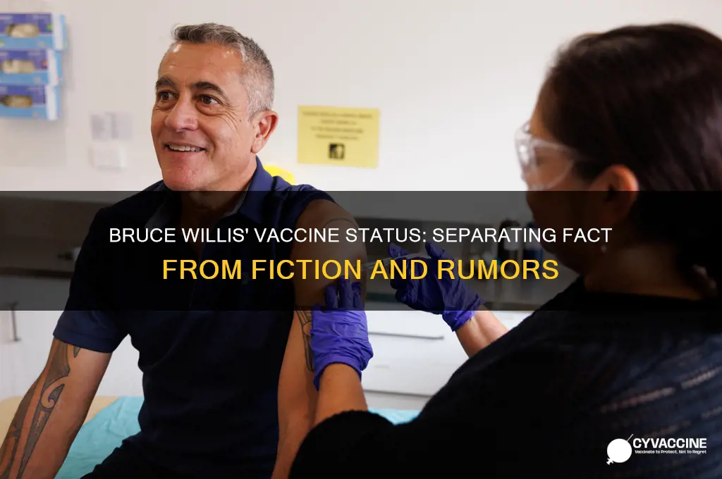 did bruce willis have the vaccine