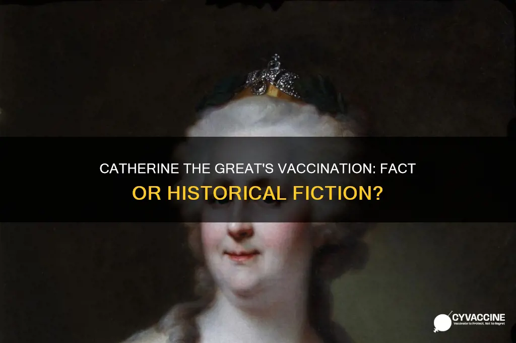did catherine the great vaccinate herself