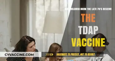 The TDAP Vaccine: Late 70's Children and Their Immunization