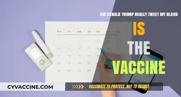 Trump's Bizarre Tweet: "My Blood is the Vaccine"?