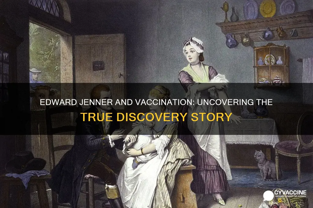 did edward jenner really discover vaccination