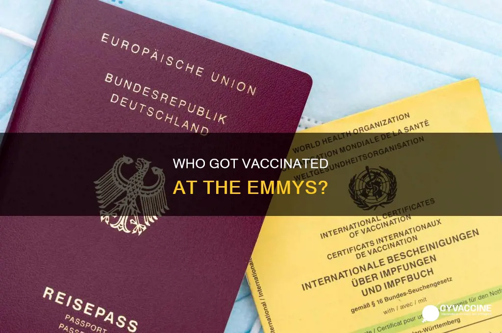 did everyone at the emmys have to be vaccinated