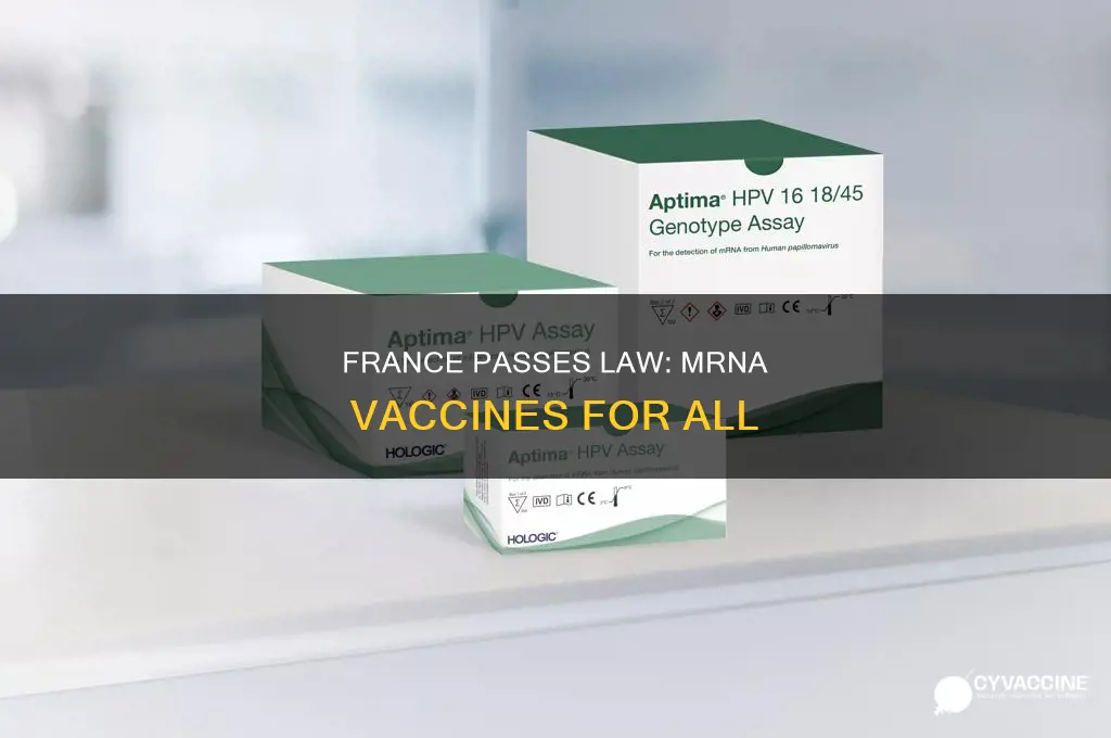 did france pass a law about mrna vaccines