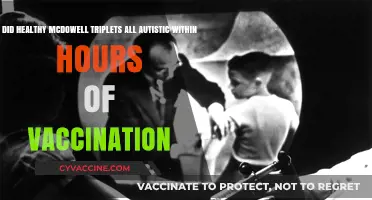 McDowell Triplets: Autistic Hours Post-Vaccination?