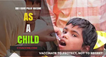 Polio Vaccine: Did I Get It as a Child?