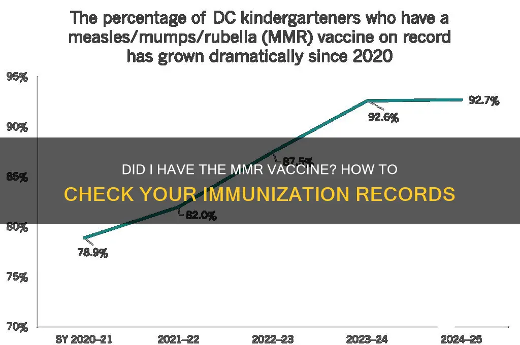 did i have the mmr vaccine