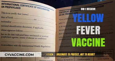 Did I Receive the Yellow Fever Vaccine? How to Verify Your Immunization Status