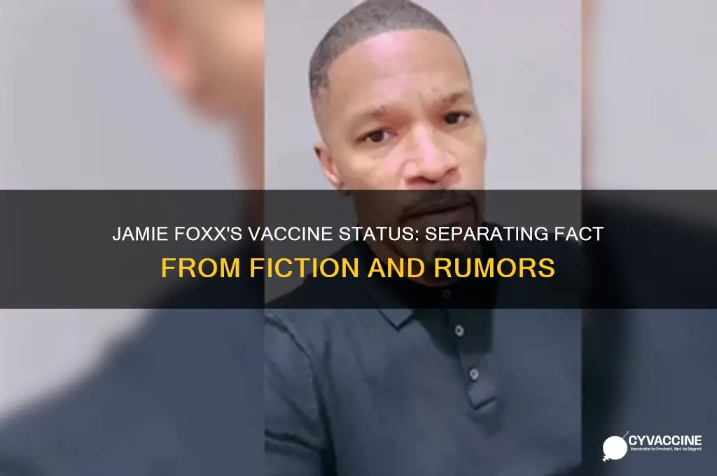 did jamie foxx have the vaccine