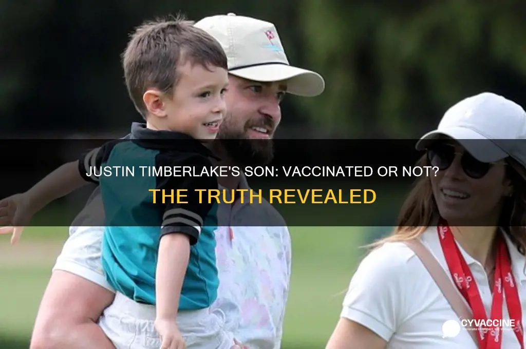 did jusyin timberlake vaccinate his son