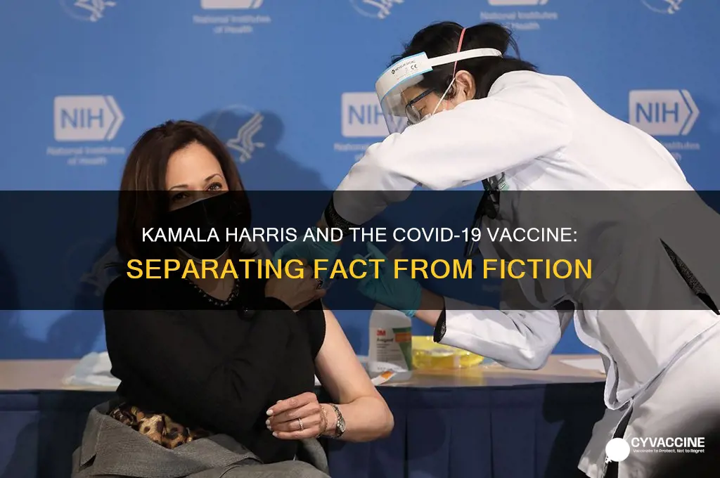did kamala harris refuse the vaccine