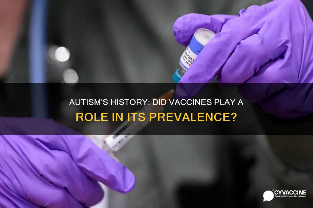 did kids have autism before vaccines