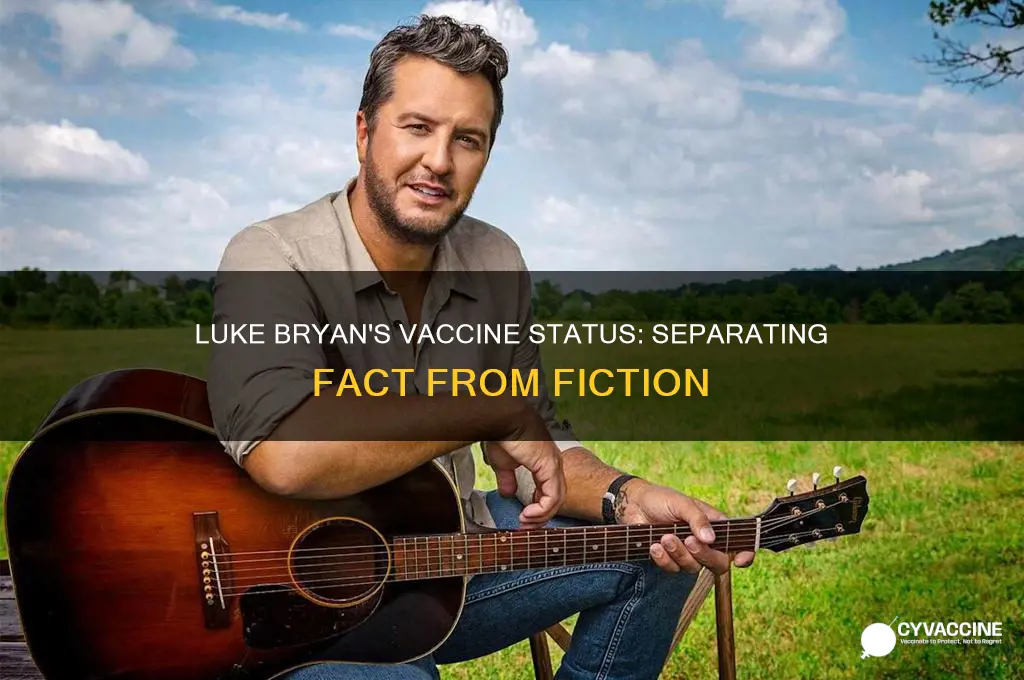 did luke bryan have the vaccine