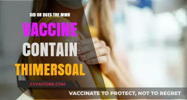 MMR Vaccine: Thimerosal-Free or Not?