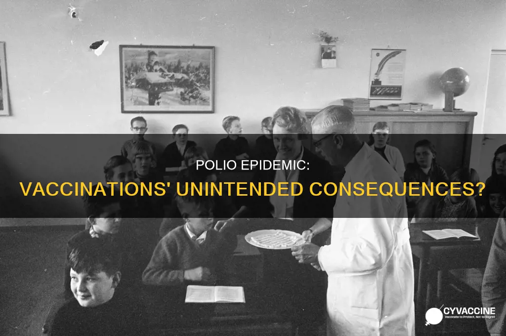 did polio become an epidemic because of vaccinations
