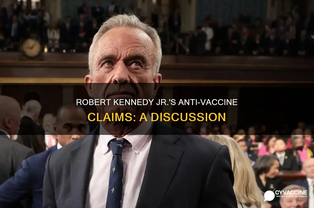 did robert kennedy jr discuss dangers of vaccines