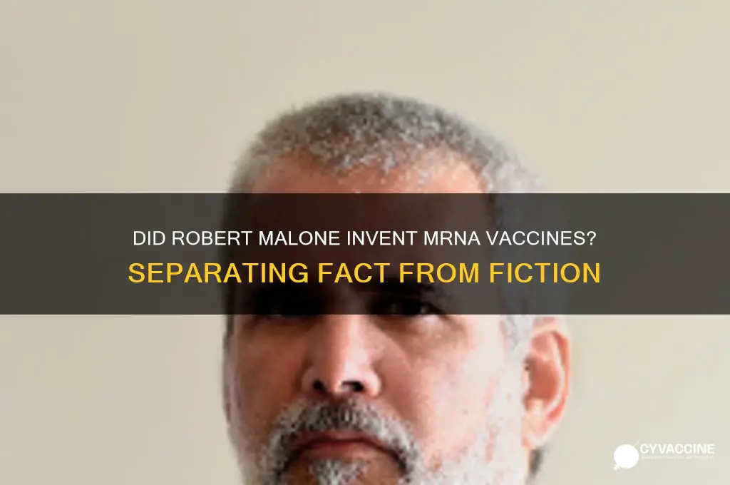 did robert malone invent the vaccine