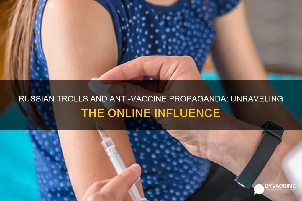 did russian trolls spread anti vaccine