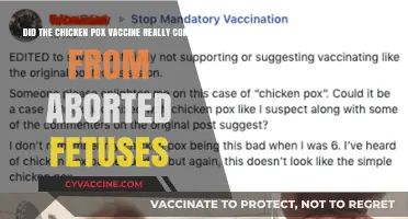 The Chicken Pox Vaccine: Aborted Fetus Cells?