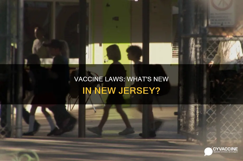 did the law of vaccines pass in nj