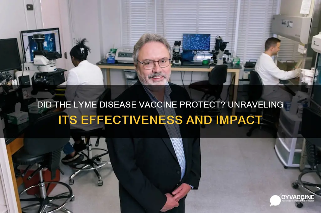 did the lyme disease vaccine protect
