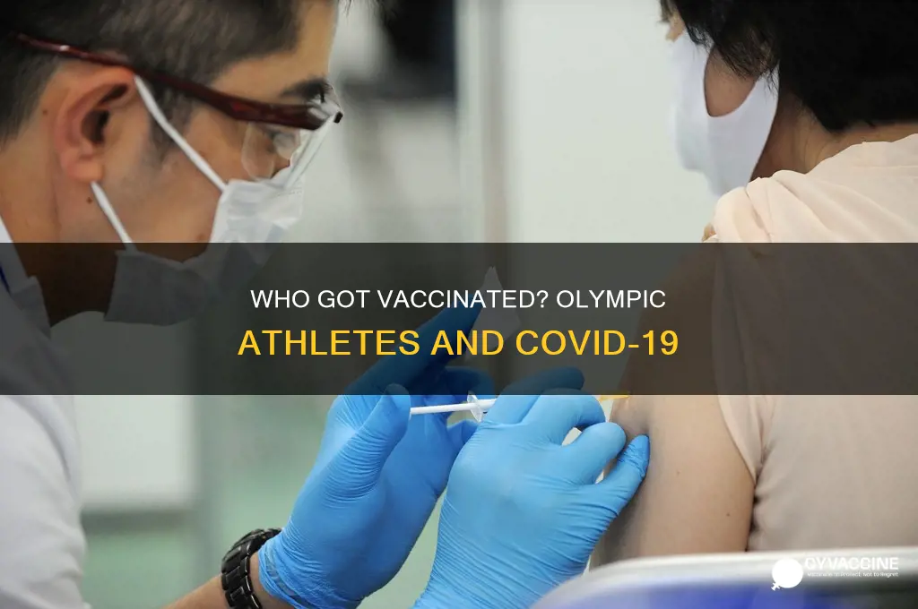did the olympic athletes have to be vaccinated