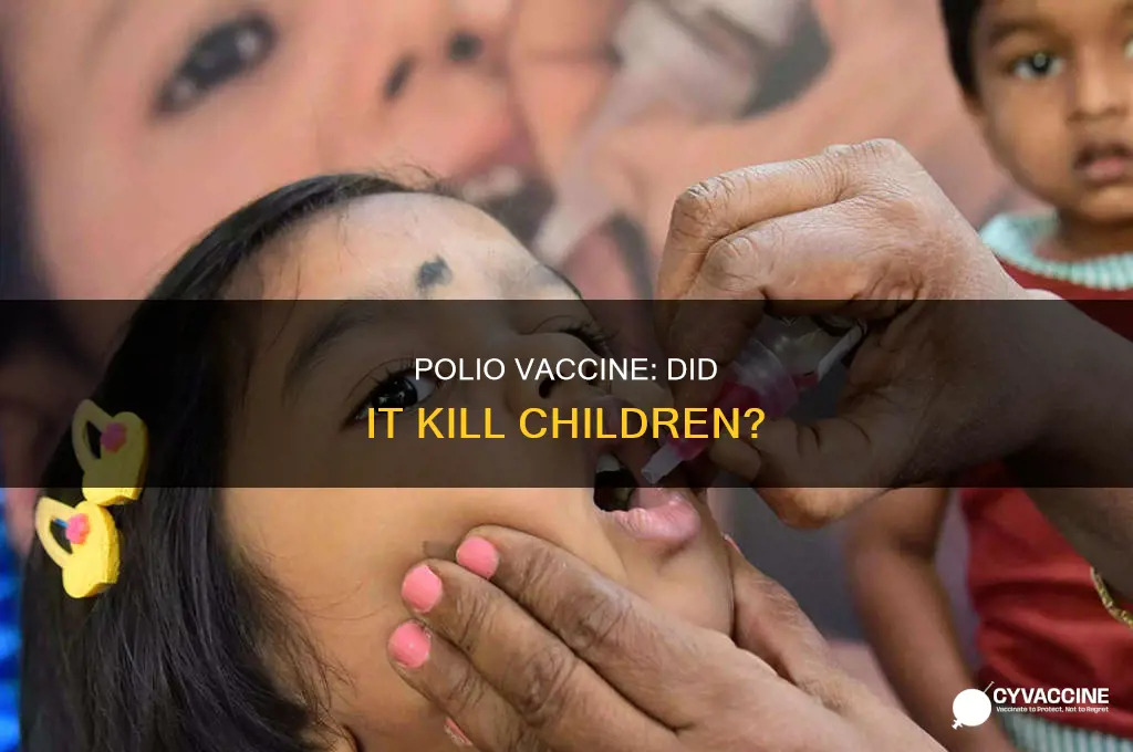 did the sak polio vaccine kill children snopes