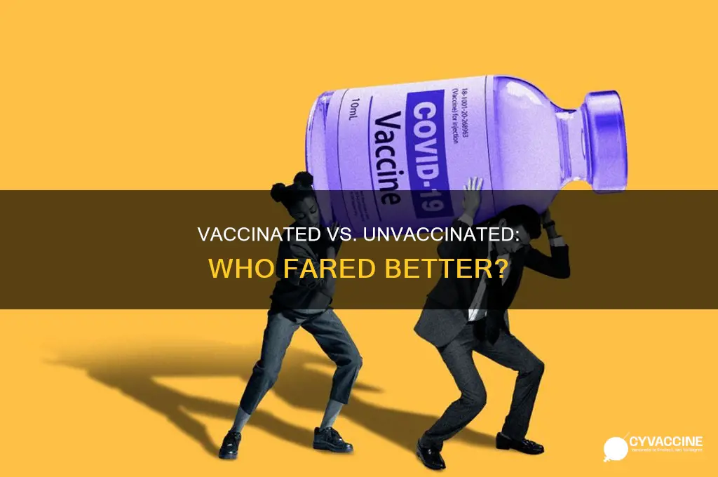 did the unvaccinated fare better than the vaccinated