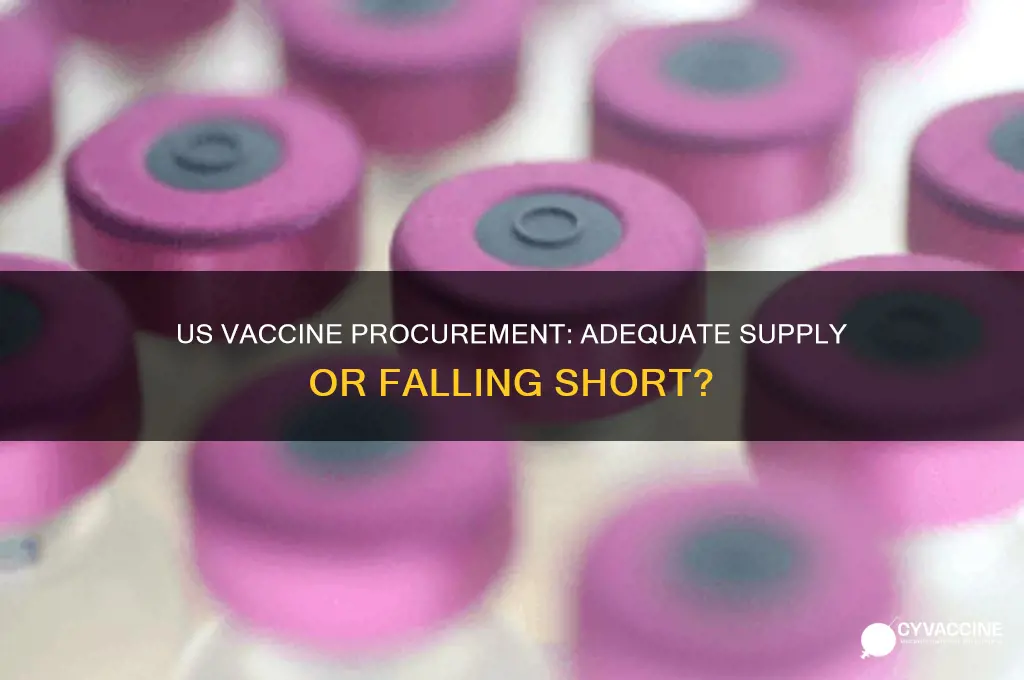 did the us buy enough vaccines