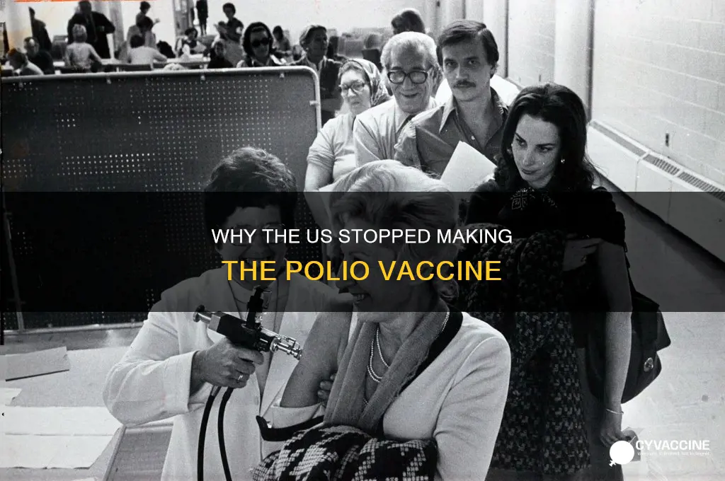 did the us stop manufacturing the polio vaccine