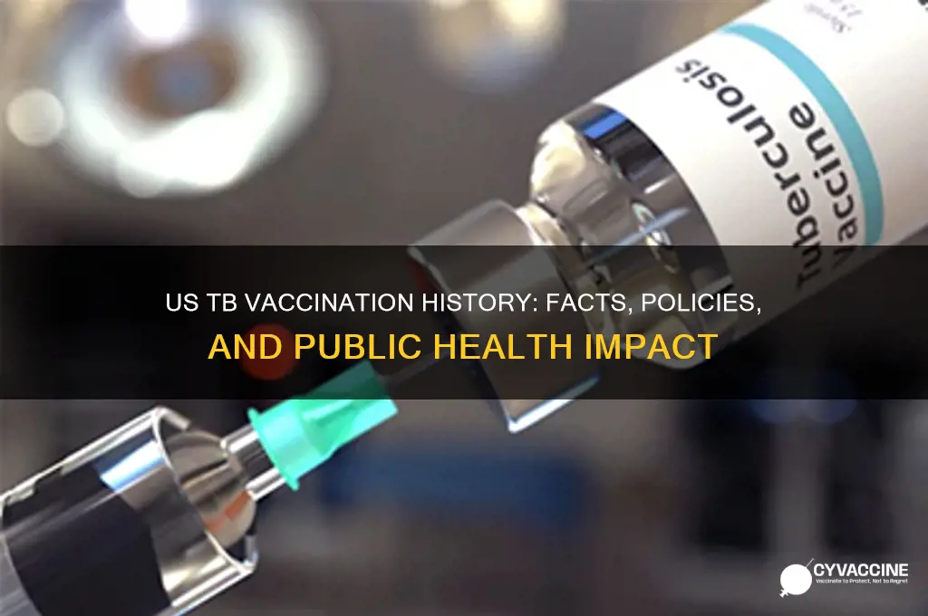 did the us vaccinate for tb